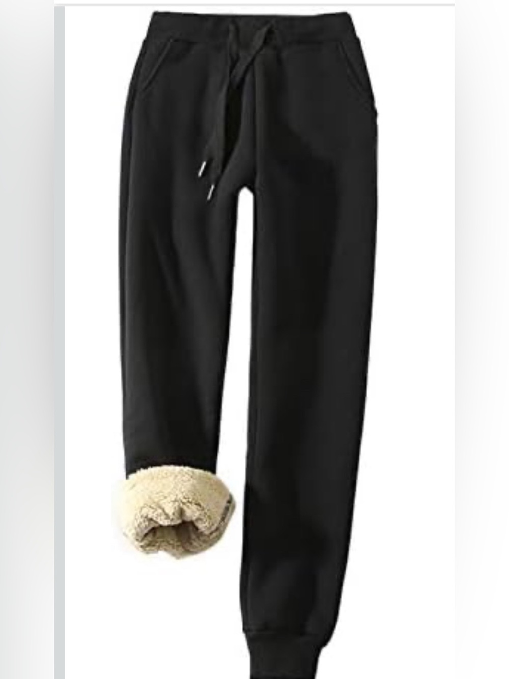 Yeokou Women's Sherpa & Fleece Lined Sweatpants